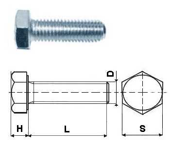 Фото Болт   М4* 20 цинк (100шт.)