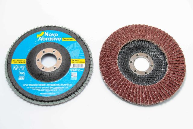 Фото Круг зач.пел. 125х80 пл. Novo Abrasive