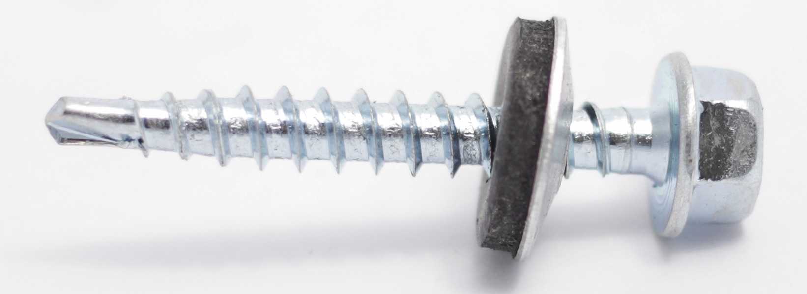 Фото Саморіз по дереву 4,8*50 з шайбою цинк (200шт.)