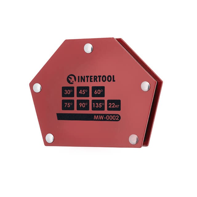 Фото Магнітний тримач 22кг трапеція INTERTOOL MW-0002