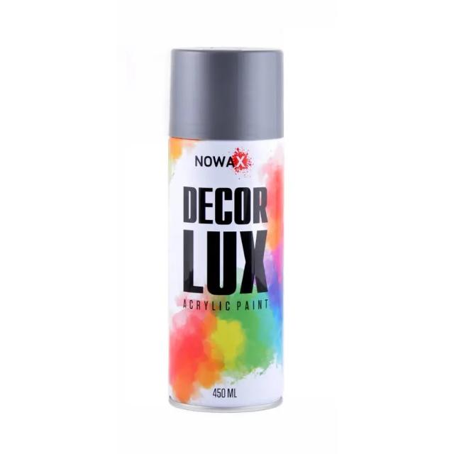 Фото Фарба акрилова DecorLux сріблясто-сіра 400мл