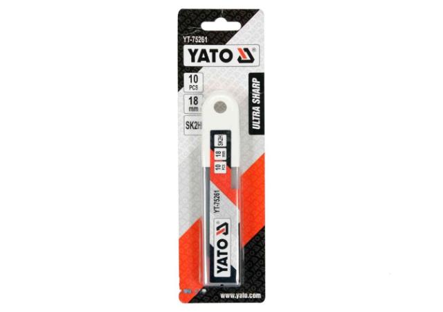 Фото Леза сегментовані 18мм YATO (10шт.) SK2H