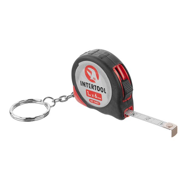 Фото Рулетка  1м INTERTOOL MT-0401 з фіксатором