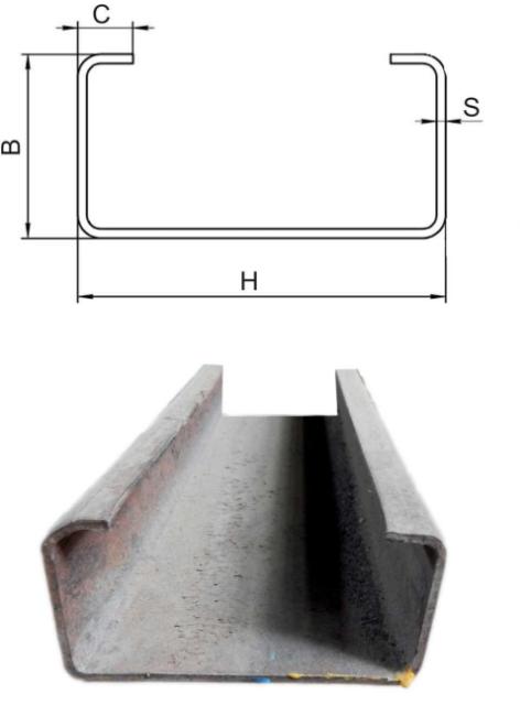 Фото С-подібний профіль 100*50*16*4,0