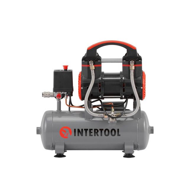 Фото Компресор 9л (200л/хв.) малошумний, безмасляний