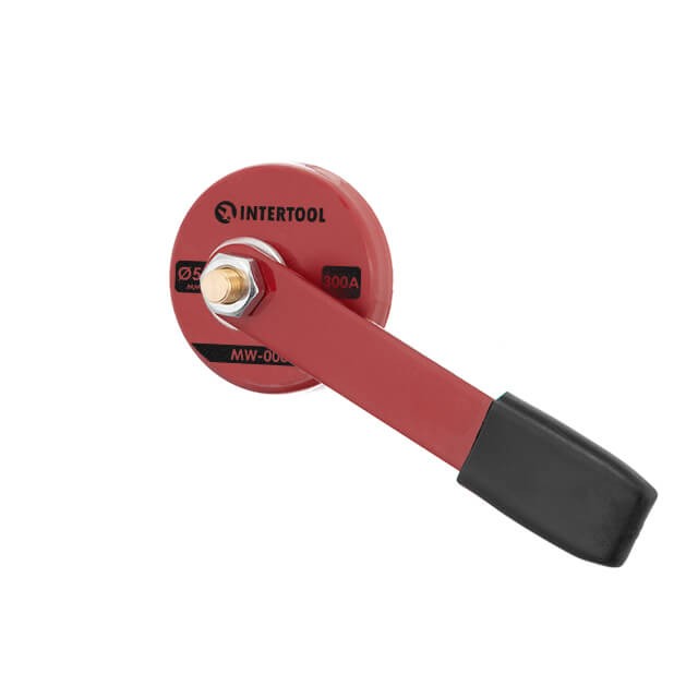 Фото Магнітний контакт 50мм 300А з рукояткою INTERTOOL MW-0009