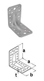 Фото Кутик перфорований 80*80*80*2,0 з ребром жорсткості
