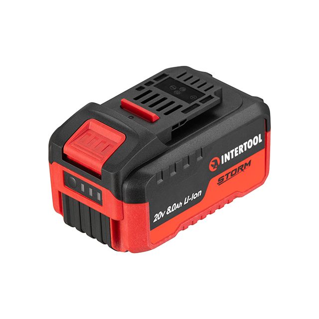 Фото Акумулятор літій-іонний INTERTOOL WT-0343 індикатор рівня заряду