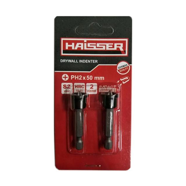 Фото Біта по гіпсокартону PH2*50 (2шт.) HAISSER